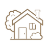 Maison avec espace extérieur