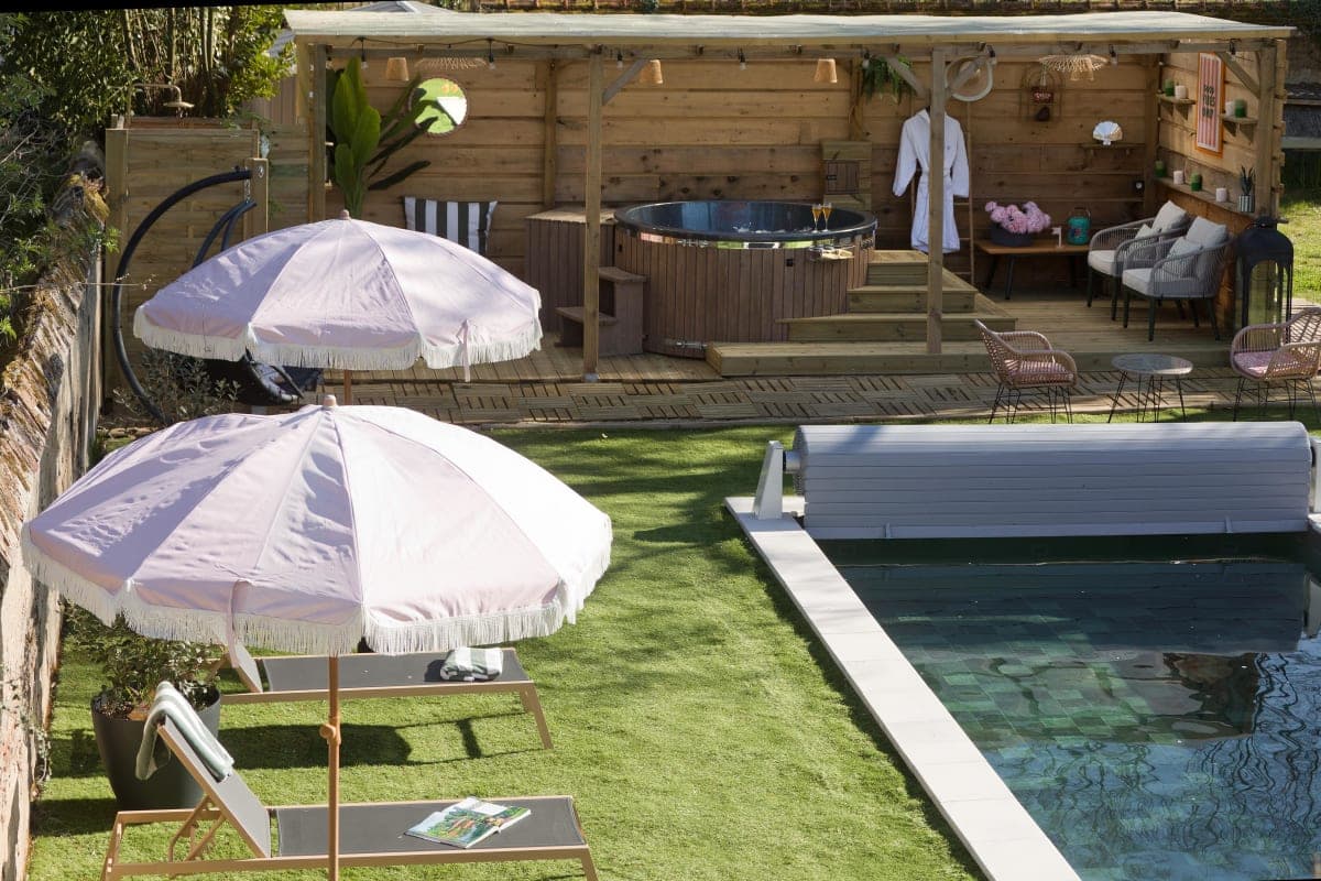 Bulle de quiétude avec piscine et bain nordique - Photo 1